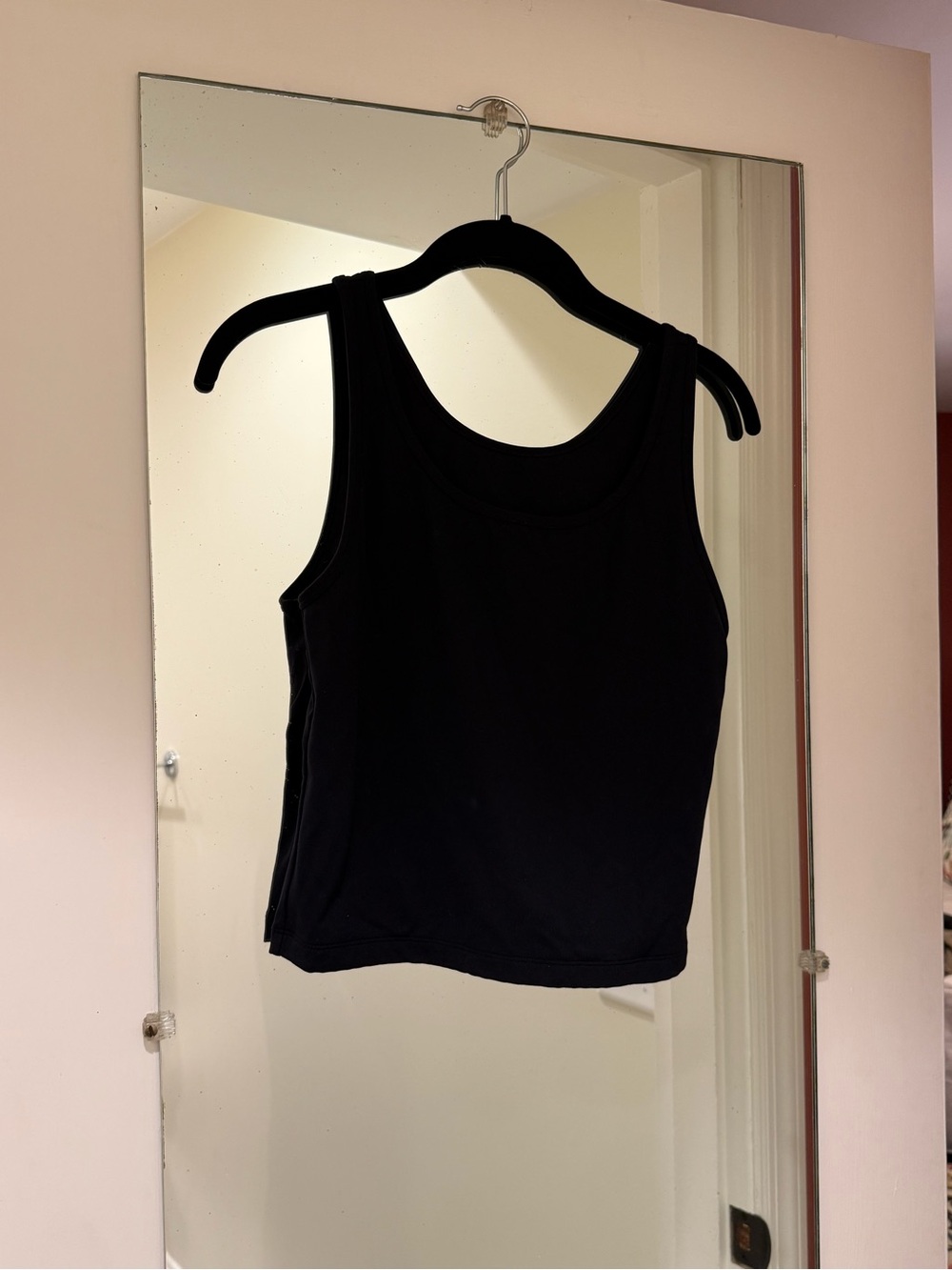 CRZ YOGA Black Sleeveless Crop Tank